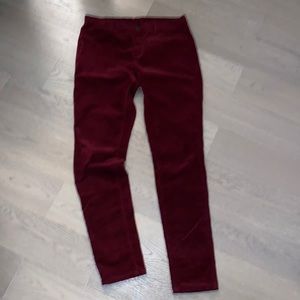 Uniqlo Dark red Corduroy pants size medium
